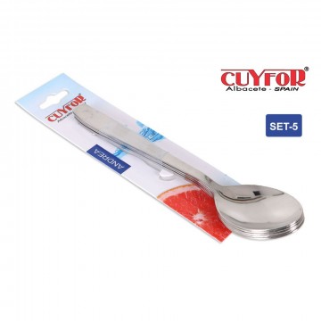 set de 5 cuillères de table en acier inoxydable Cuyfor andrea